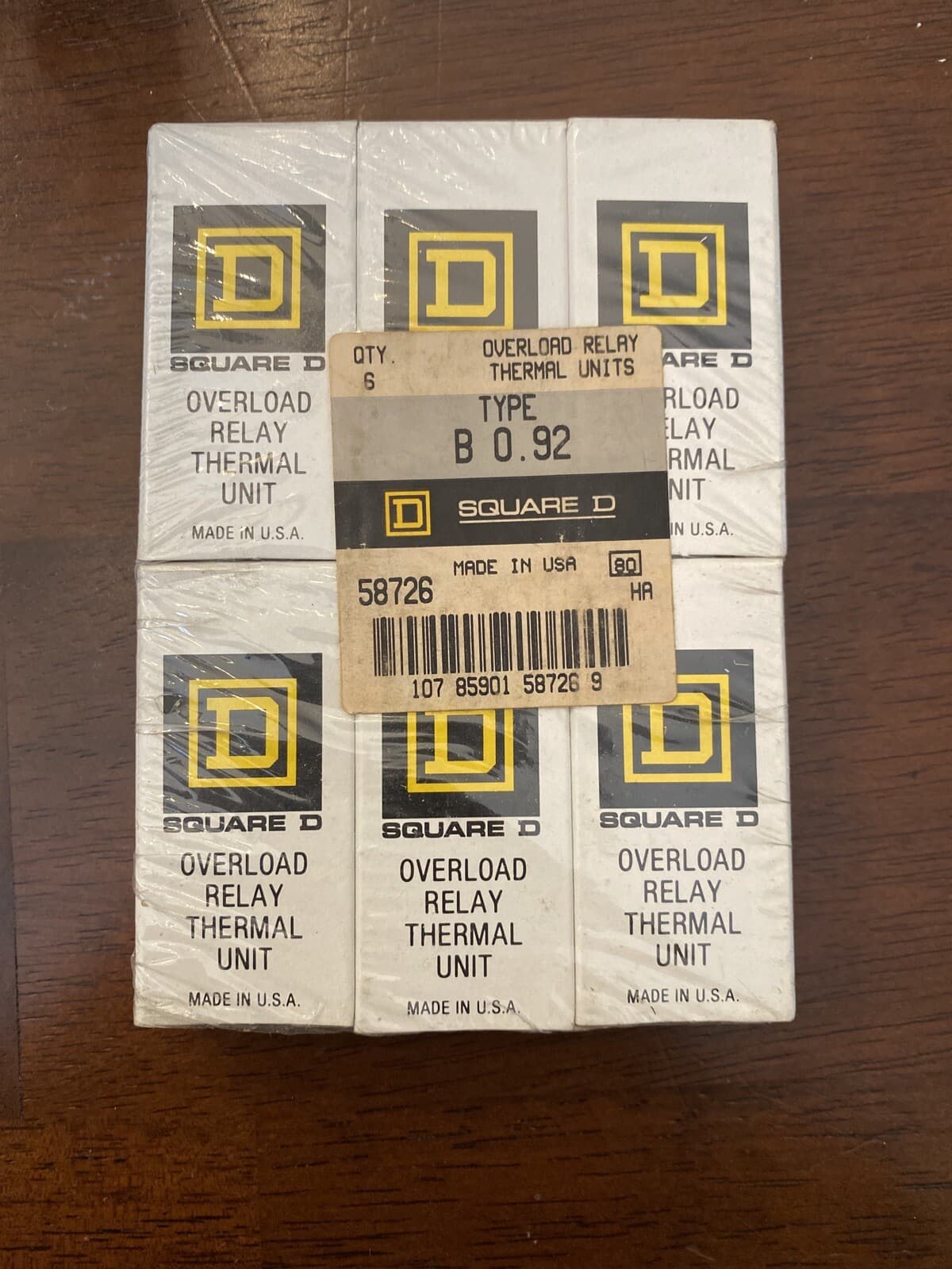 NIB Square D Type B Overload Relay Thermal Unit Sizes B0.44 - B88
