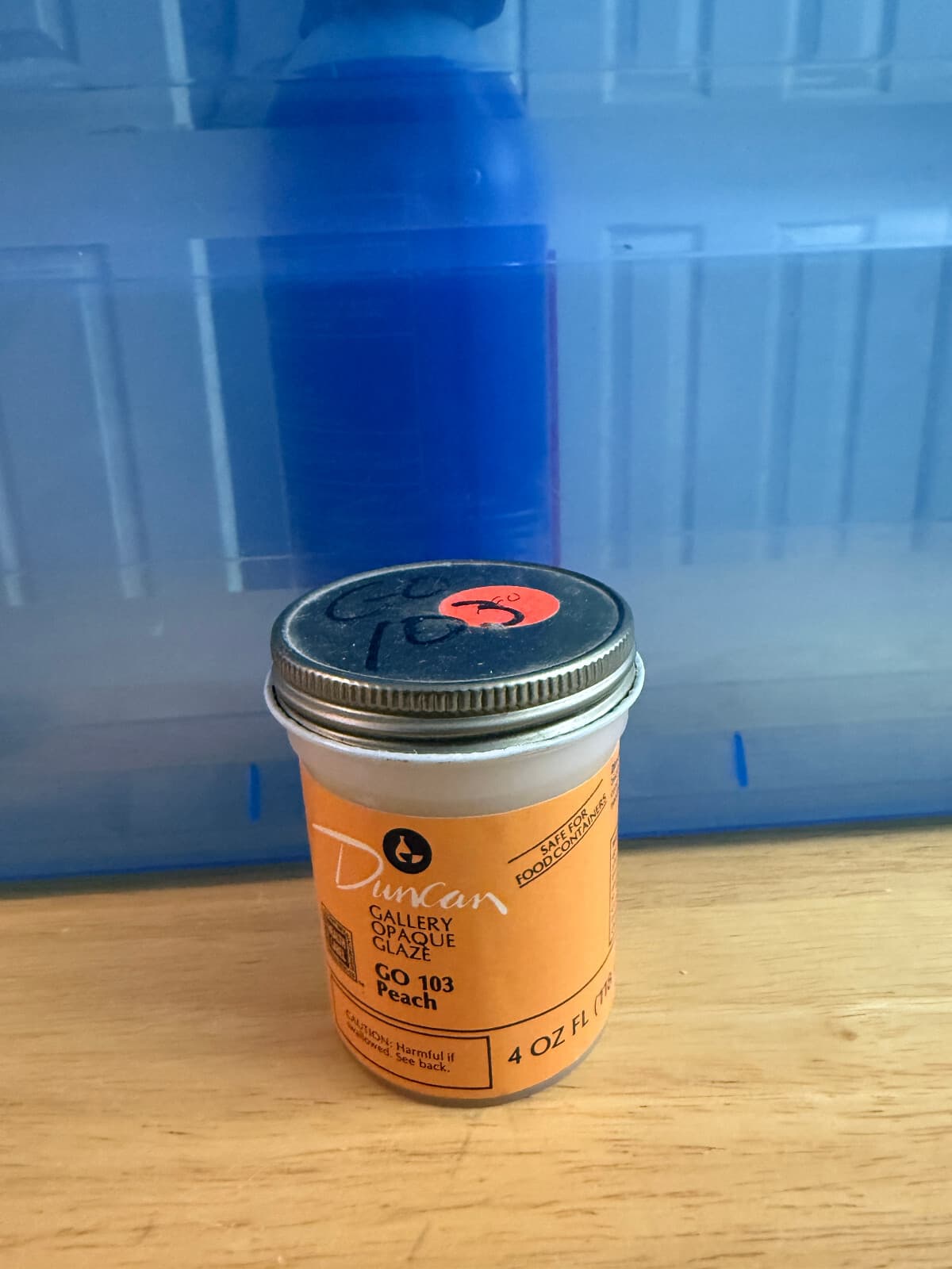 Duncan Gallery Opaque Glaze GO103 Peach 4oz