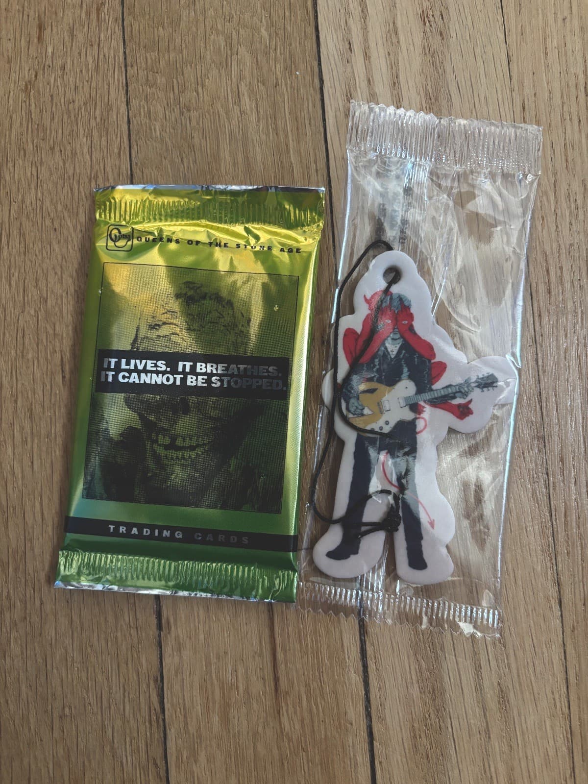 Queens of the Stone Age Trading Cards Pack & Air Freshener Concert Exclusive!!