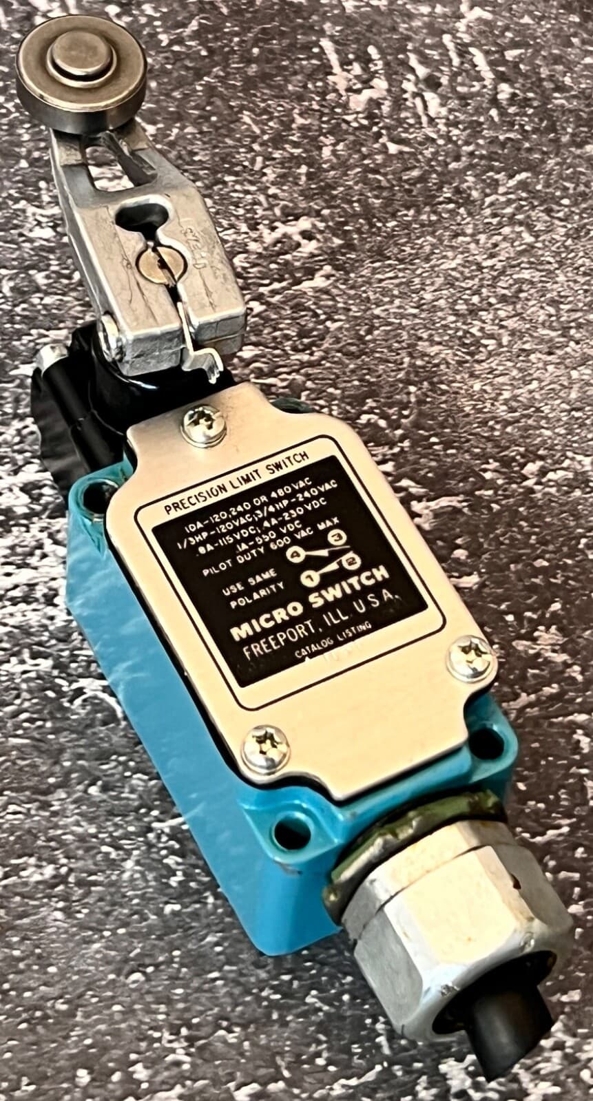 Honeywell 1LS1-L MICRO SWITCH™ Limit Switch, Side Rotary, SPDT, 10A