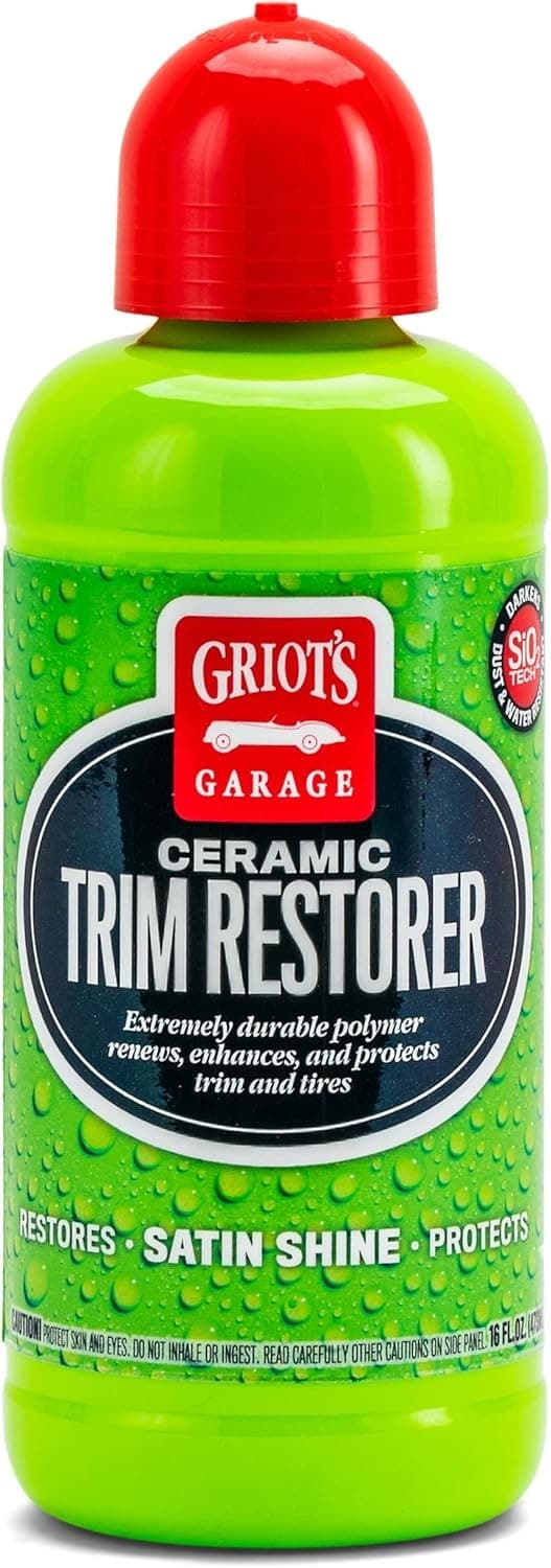 Griot's Garage Ceramic Trim Restorer for Car Detailing, Ceramic-Infused Coating