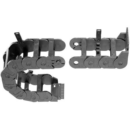 Igus 350-075-100-0-4 Cable Carrier, Med, Open, Ow3.74In / 95Mm