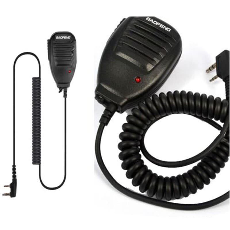 Speaker Microphone PTT For Baofeng UV-82L UV-5R Walkie Talkie Two-Way Radio