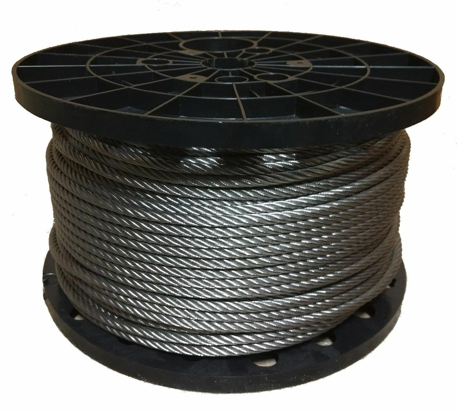 1/2" Stainless Steel Wire Rope Cable 6x19 IWRC Type 304 (100 Feet)