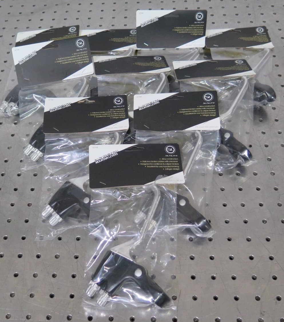 R200707 (10) Sunlite Bike Alloy Double Pull Mountain Brake Levers 13748