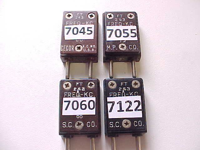 QRP CONVERSIONS 40 METER CW 4 PACK IN FT-243 HOLDERS