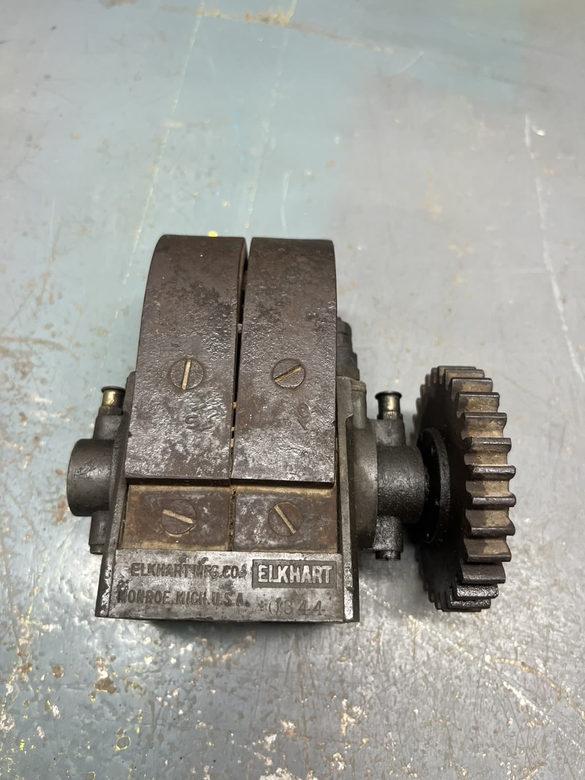 HOT ELKHART ES1 Low Tension Magneto With Gear Serial No Q344 Hit Miss Engine Wow