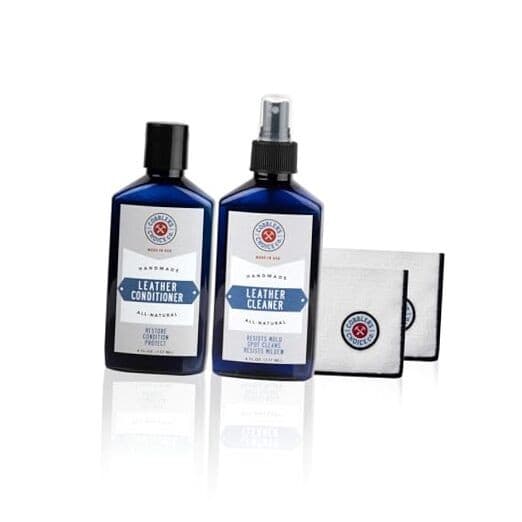 Cobbler's Choice Leather Cleaner, Conditioner, and 2x Polishing Cloth