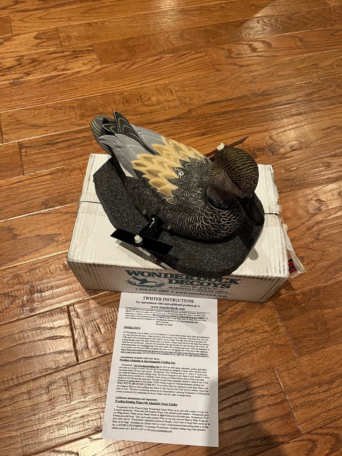 Wonderduck Gadwall duck motion decoy NOT Mojo, Avian X, or Higdon