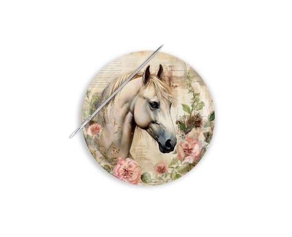 Needle Minder, Horse Cross Stitch Needle Minder, Horse Needle Minder