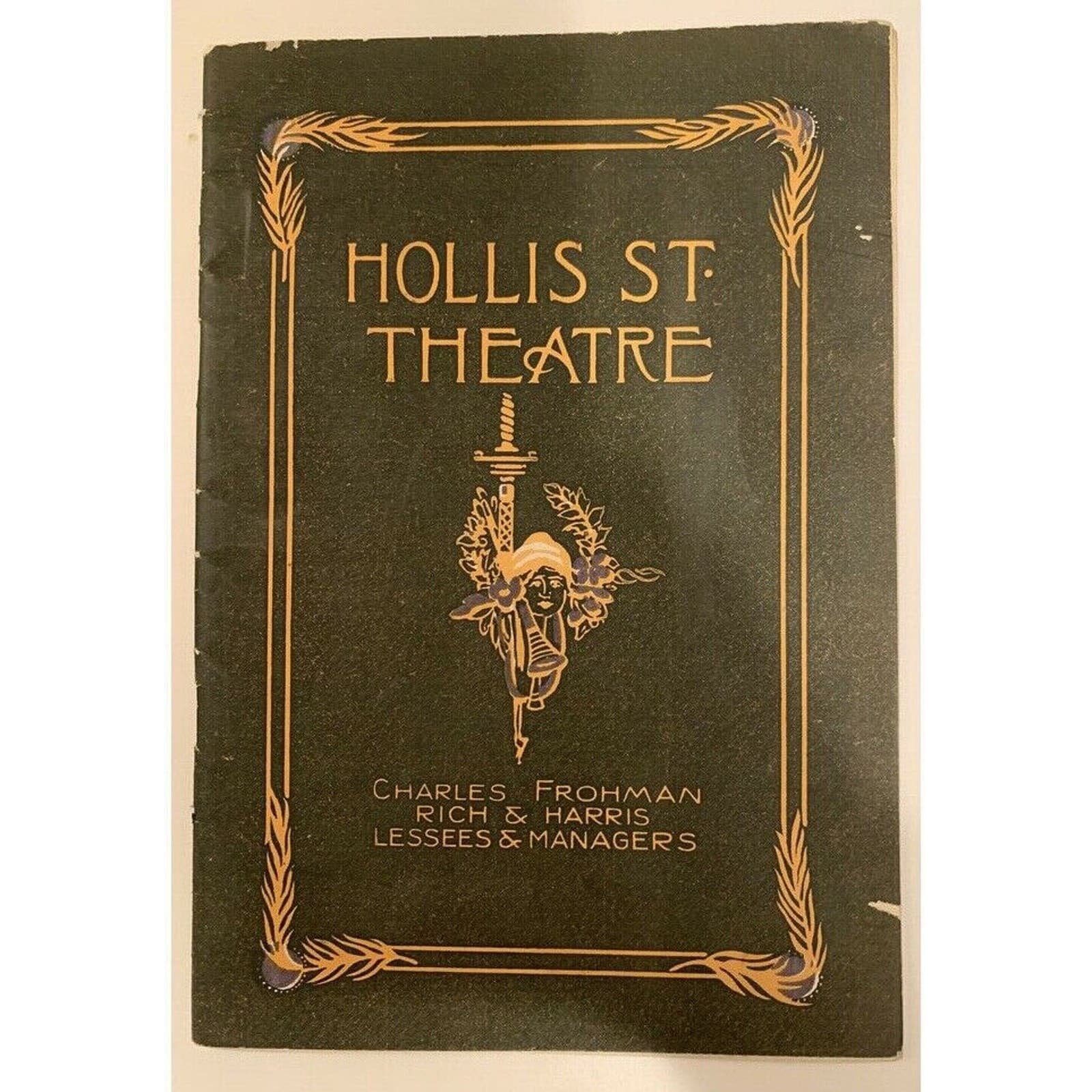 Hollis ST. Theater Program 1913