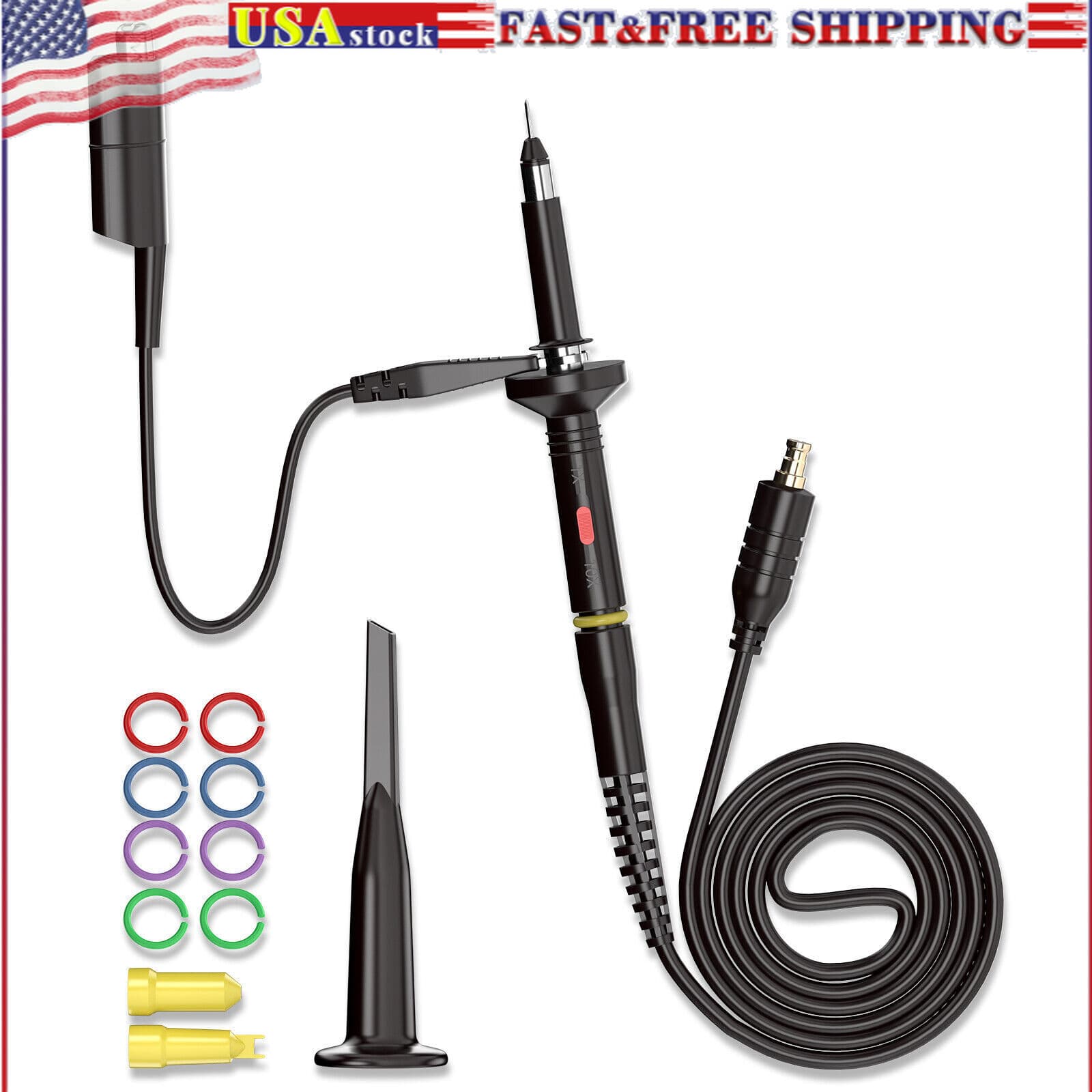 MCX Oscilloscope Probe 60MHz 1X 10X for Mini DSO Nano Portable Oscilloscope