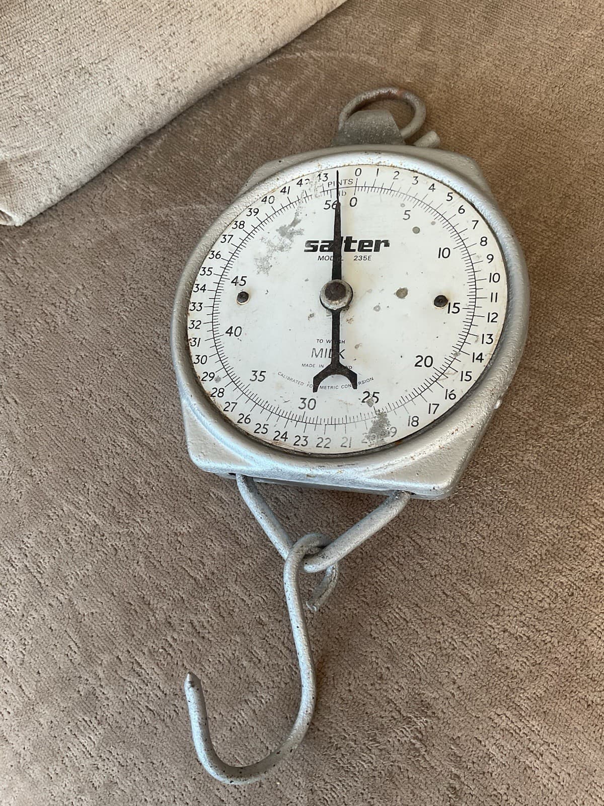 Vintage Salter Milk Hanging Scales 235E