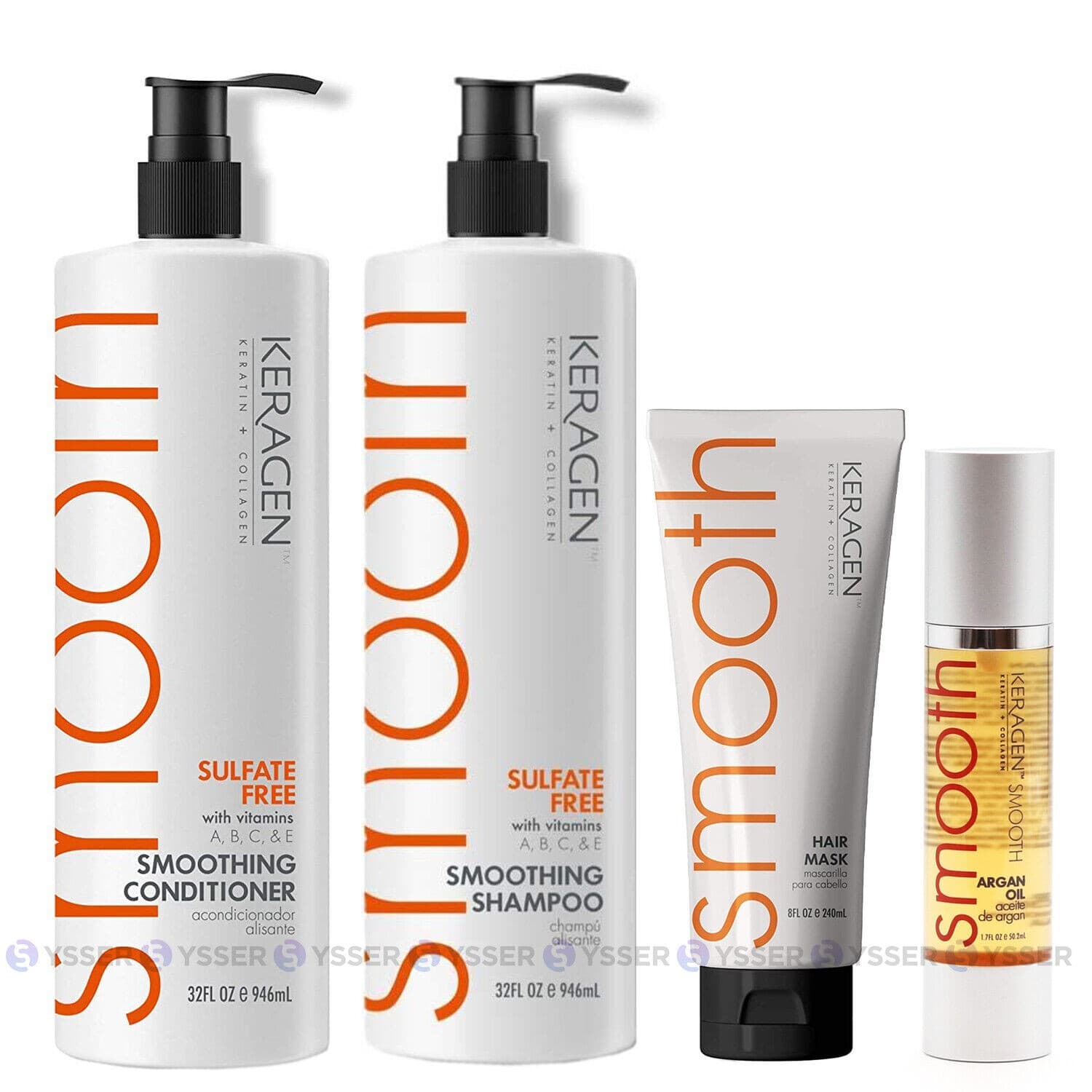 Keragen Smooth Brazilian Keratin Treatment After Care Set 4 Units