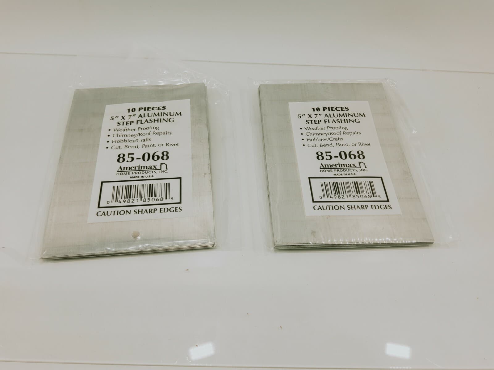 Amerimax 85068 Rust-Resistant Aluminum Step Flashing 5 W x 7 L in. SET OF 20
