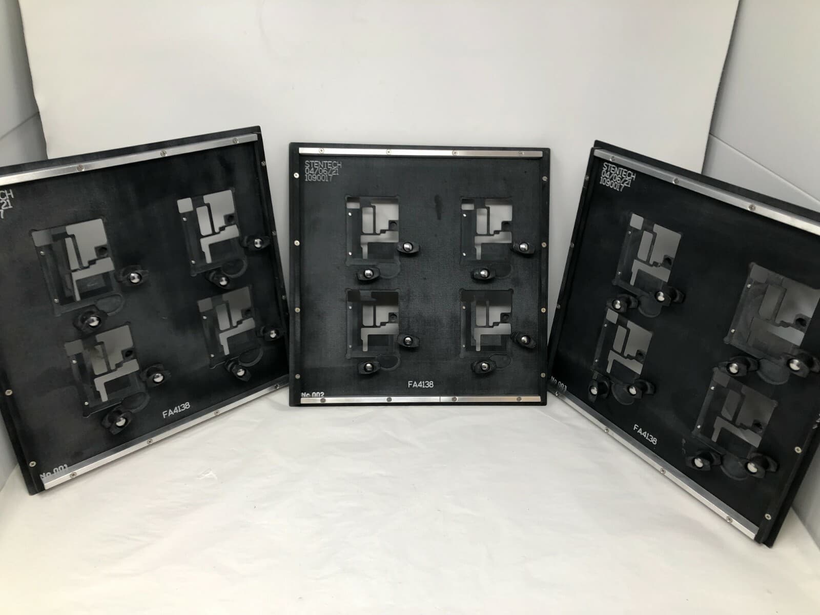 3-Stentech 1090017 FA4138 Wave Solder Pallets No.1 No. 2 & No.3