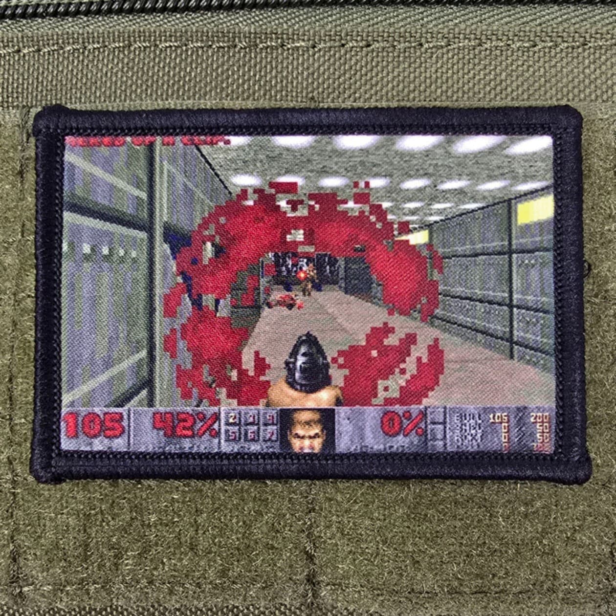 FPS Shooter Patch Game Moral Tactical Doom Military Army USA Hook & Loop 3x2
