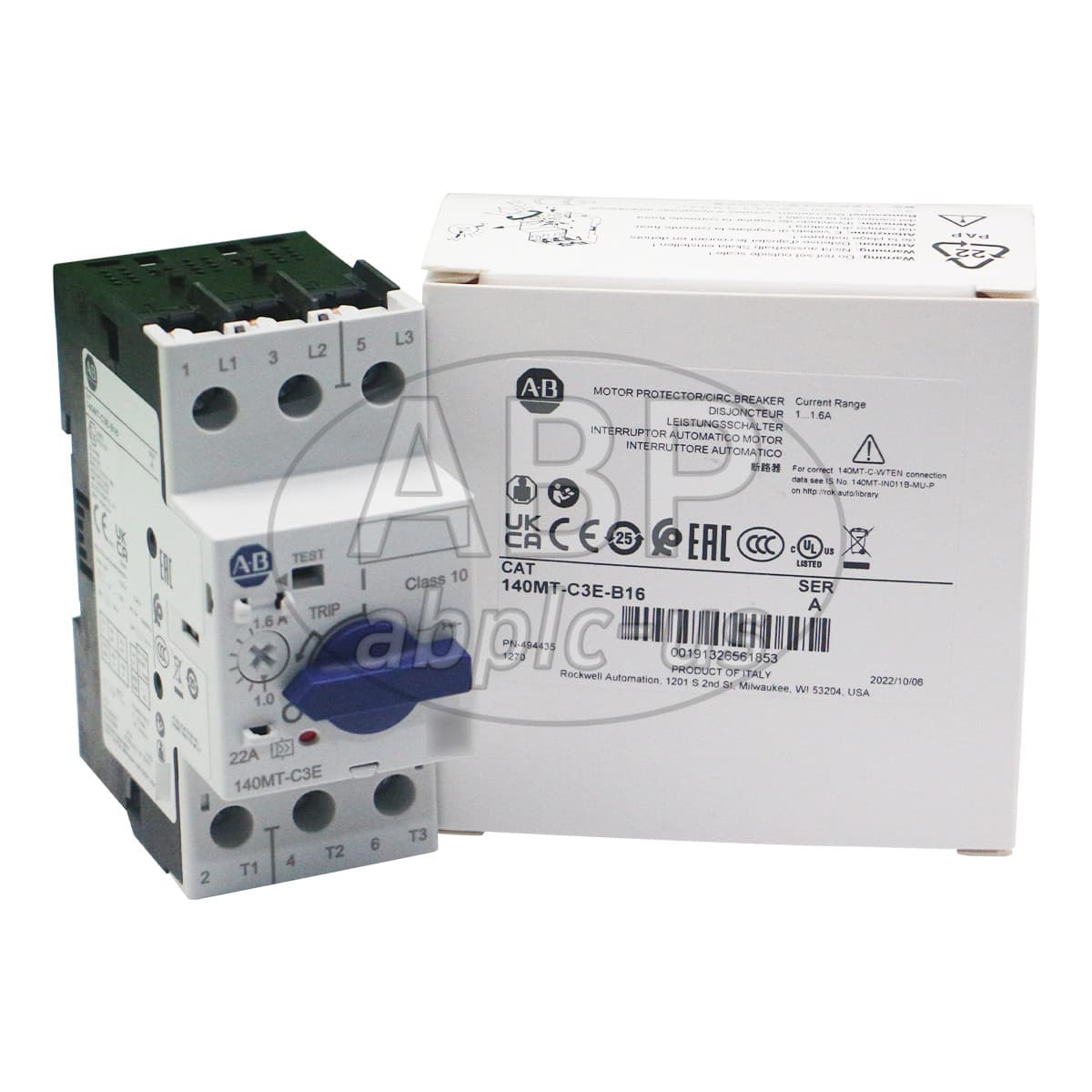 New Allen Bradley 140MT-C3E-B16 motor protecting circuit breaker Fast shipping