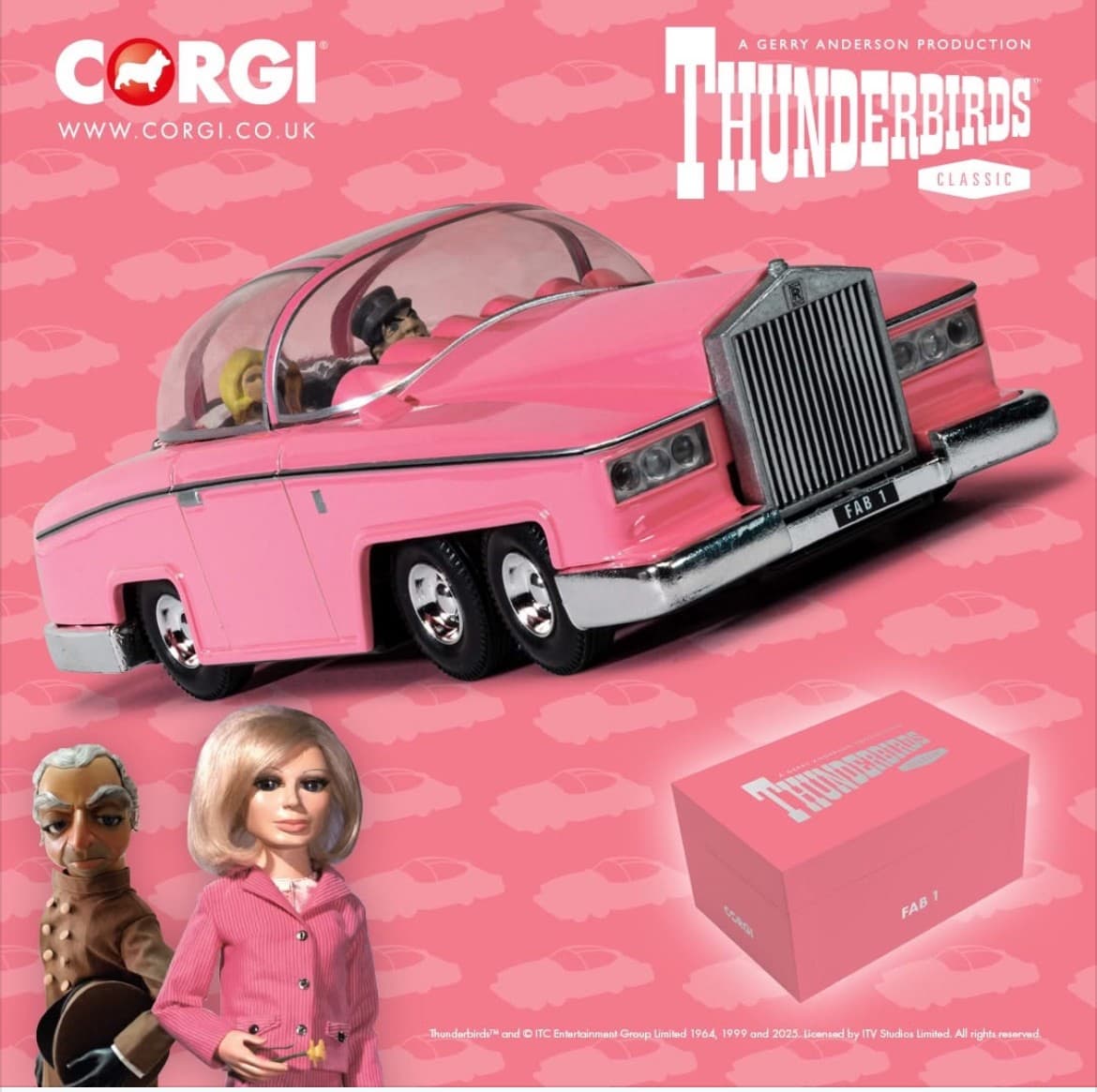 Corgi DieCast Thunderbirds Are Go F.A.B. Collection - FAB 1