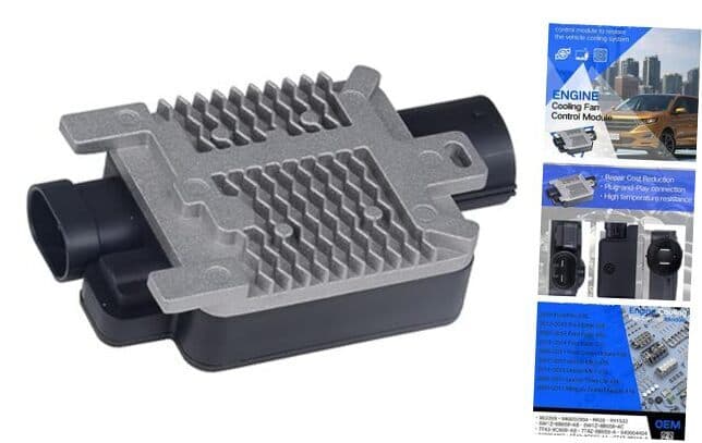 Engine Cooling Fan Control Module Compatible with Ford Flex 3.5L; Edge 2.0L