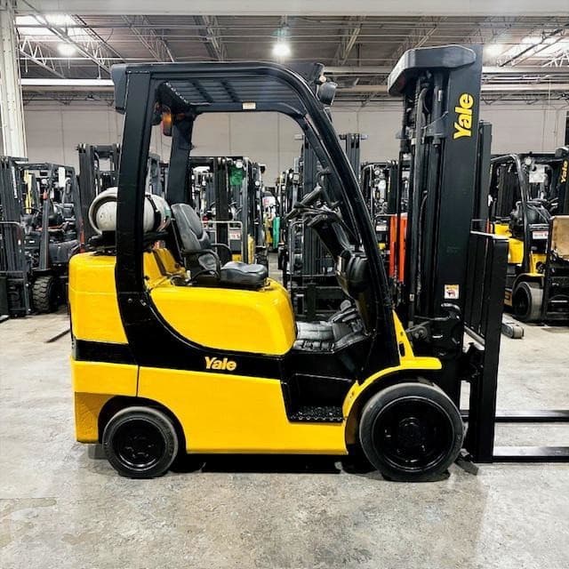 2018 Yale GLC060VX 6000lb Used Forklift Triple Mast LP Gas Sideshift