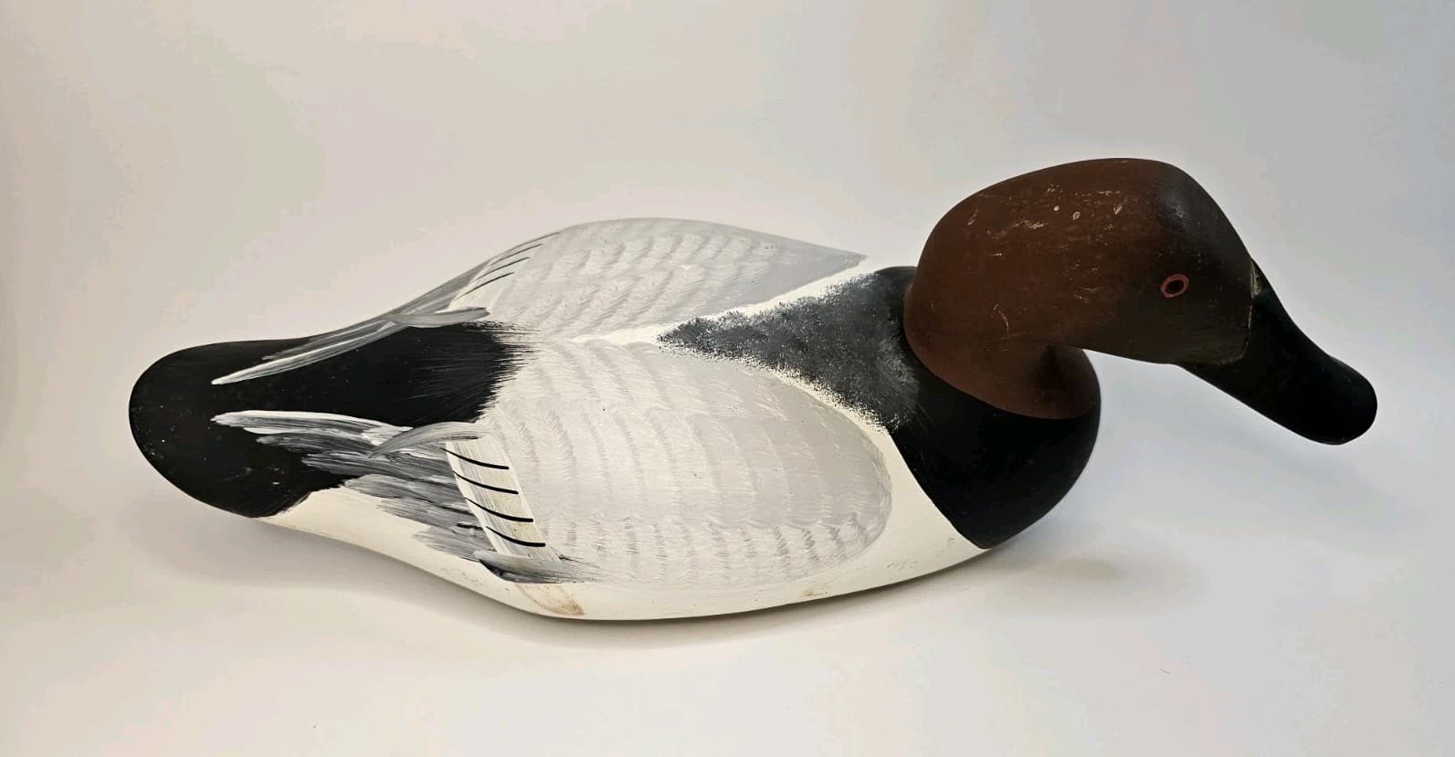 Captain Harry Jobes Canvasback Duck Decoy Signed 1996