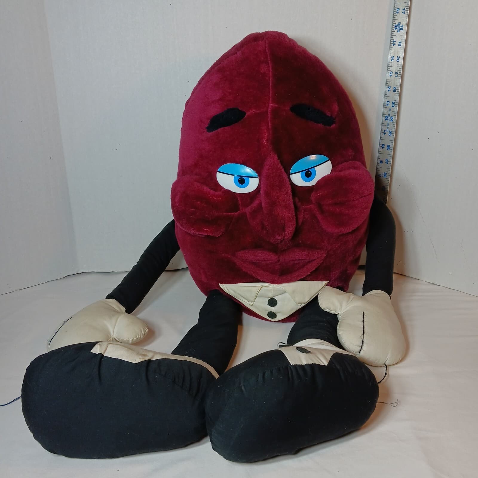 Vintage 1988 Large 28" California Raisins Plush Figure rare ACME CalRab