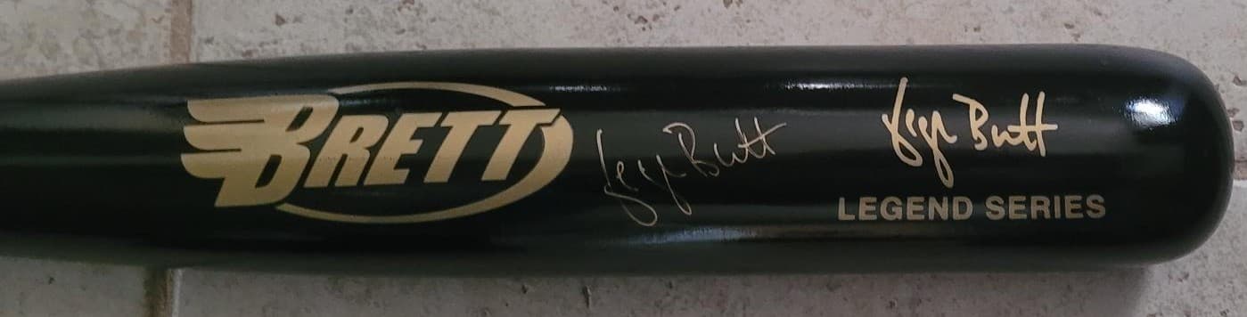 George Brett Signed BRETT Legend Series Bat Autographed NO PSA/DNA with Bat Tube