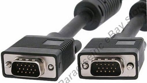 3ft short SVGA/VGA Male-M Monitor/LCD/HDTV/TV/Projector Cable/Cord/Wire{4xShield