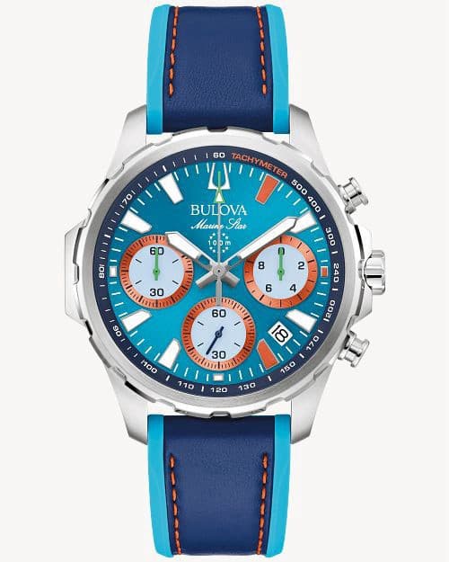 Bulova E1 Team Miami Men's Electric Boat Racing New Marine Star B 96B460