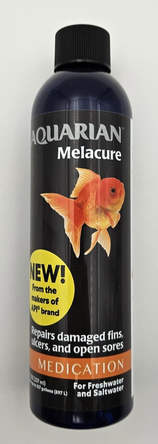 API Aquarian Melacure FIN & BODY CURE Remedy Fish Disease Medication Exp. 04/28