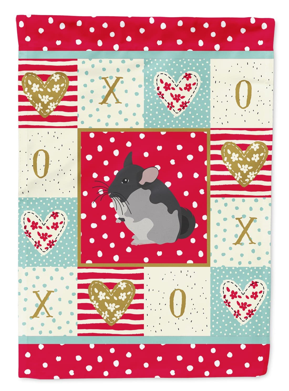 Black Velvet Chinchilla Love Garden Flag CK5420GF
