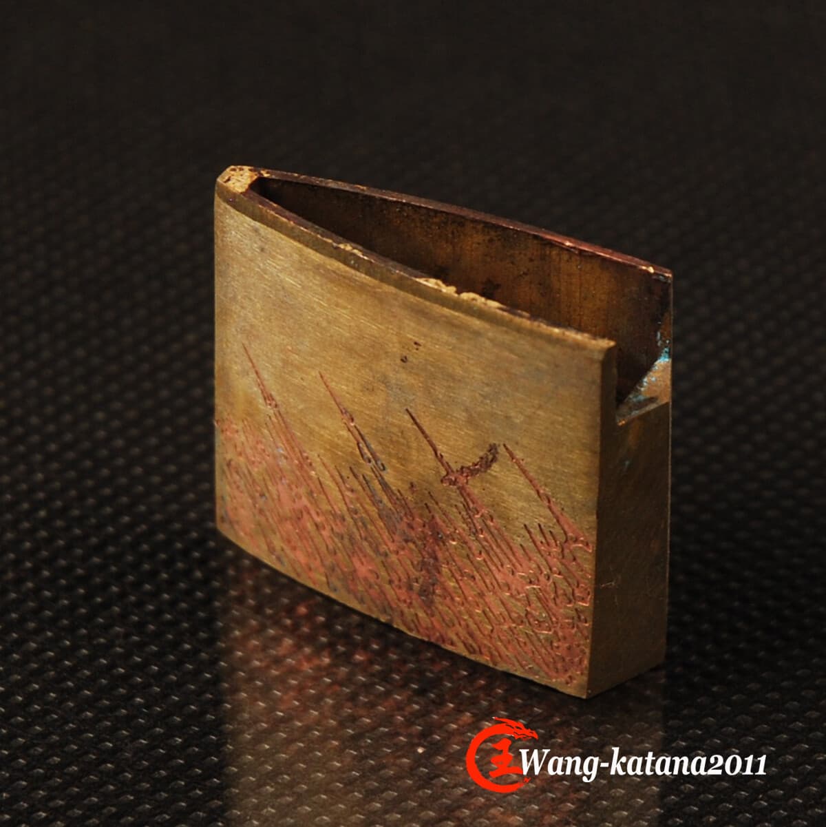 Replacement Brass Habaki Plain Rains Collar for Japanese Katana Wakizashi Tanto