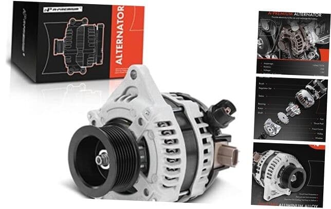 Alternator Compatible with F-250 Super Duty F-350 Super Duty F-450 Super Duty