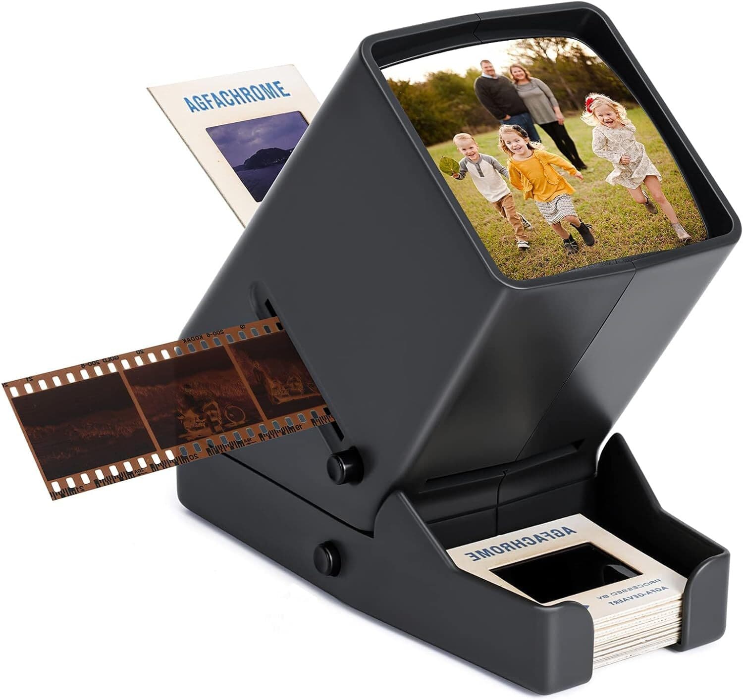 35Mm Slide Viewer, Film Negative And Slide Viewer With 3X Magnification And Led