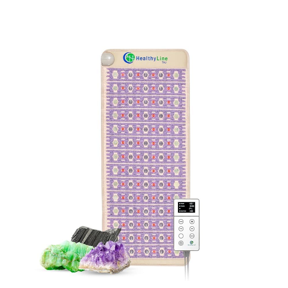 HealthyLine TAJ Heating Mat Infrared Gemstones Photon PEMF Pain Therapy (60x24)