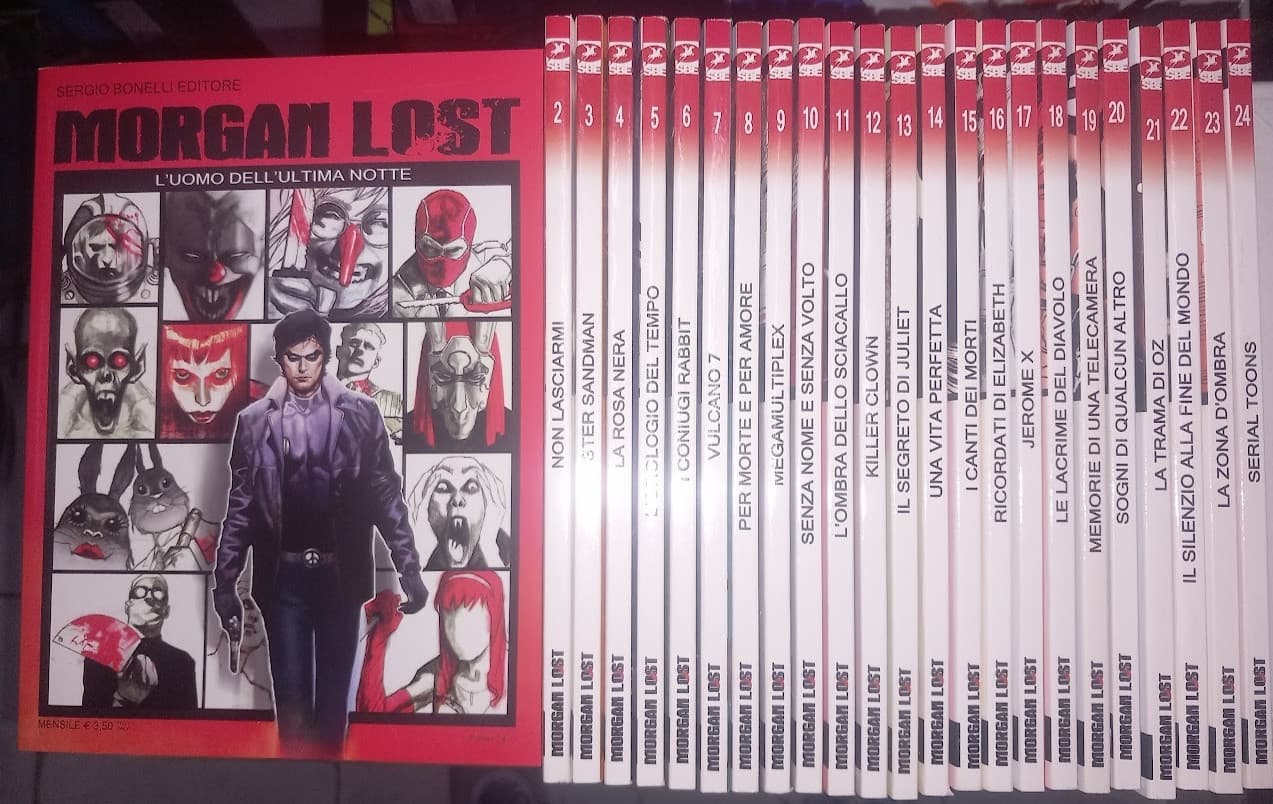 Morgan Lost 1/24 - First Complete Series - Sergio Bonelli Publisher - Newsstand