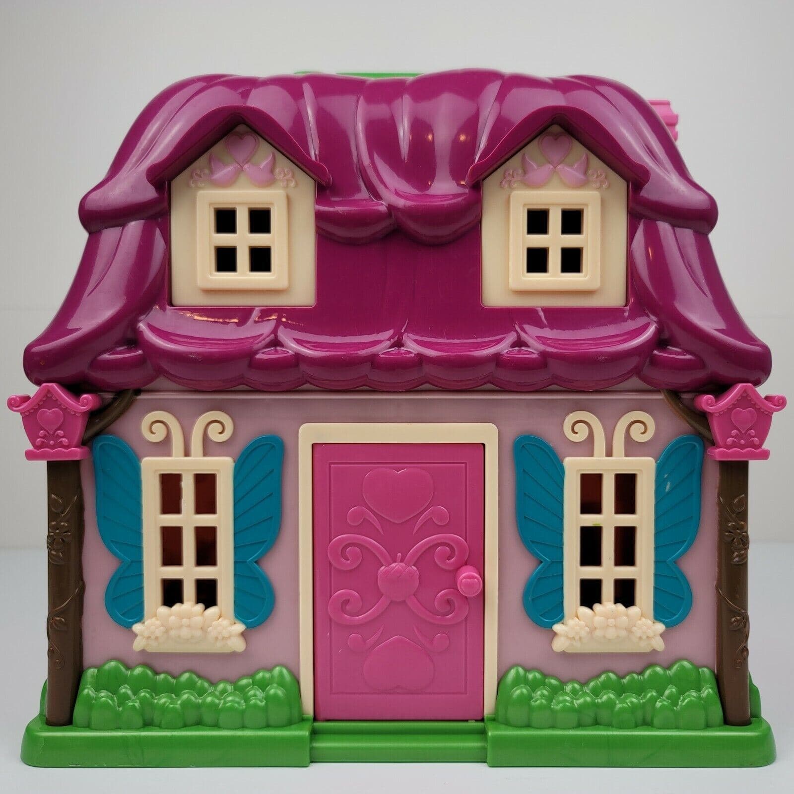Li'l Woodzeez Countryside Cottage Pink Flower Fairy Doll House