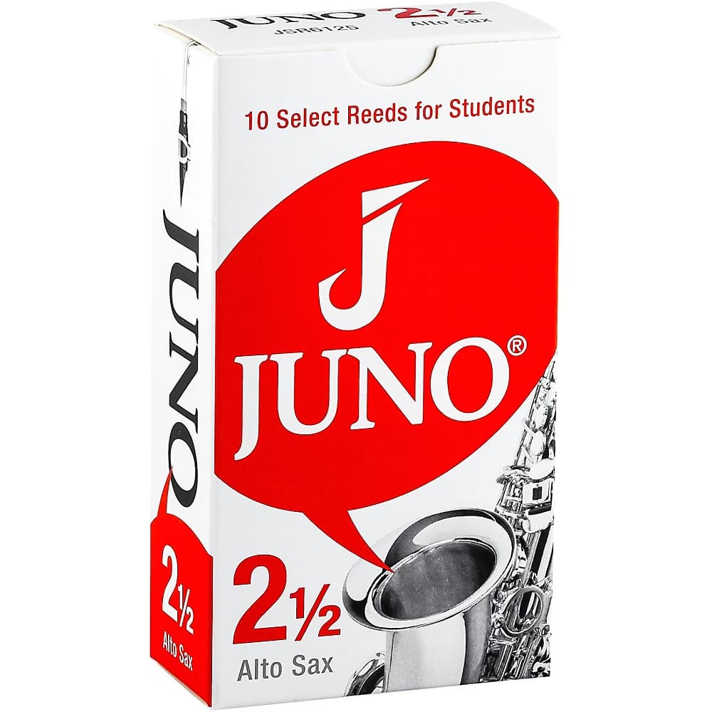 Vandoren JUNO Alto Sax, Box of 10 Reeds 2.5