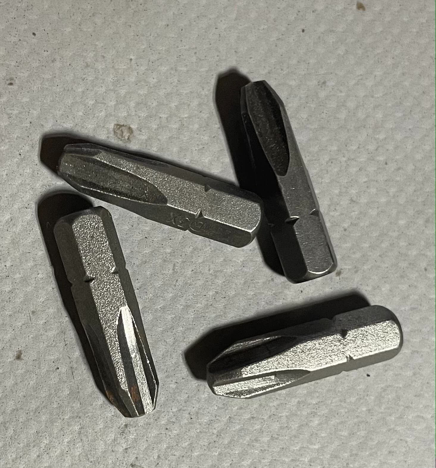 Apex 440-3X #3 Philips Screwdriver Bit 1/4” Hex Insert Shank - Pack of 4