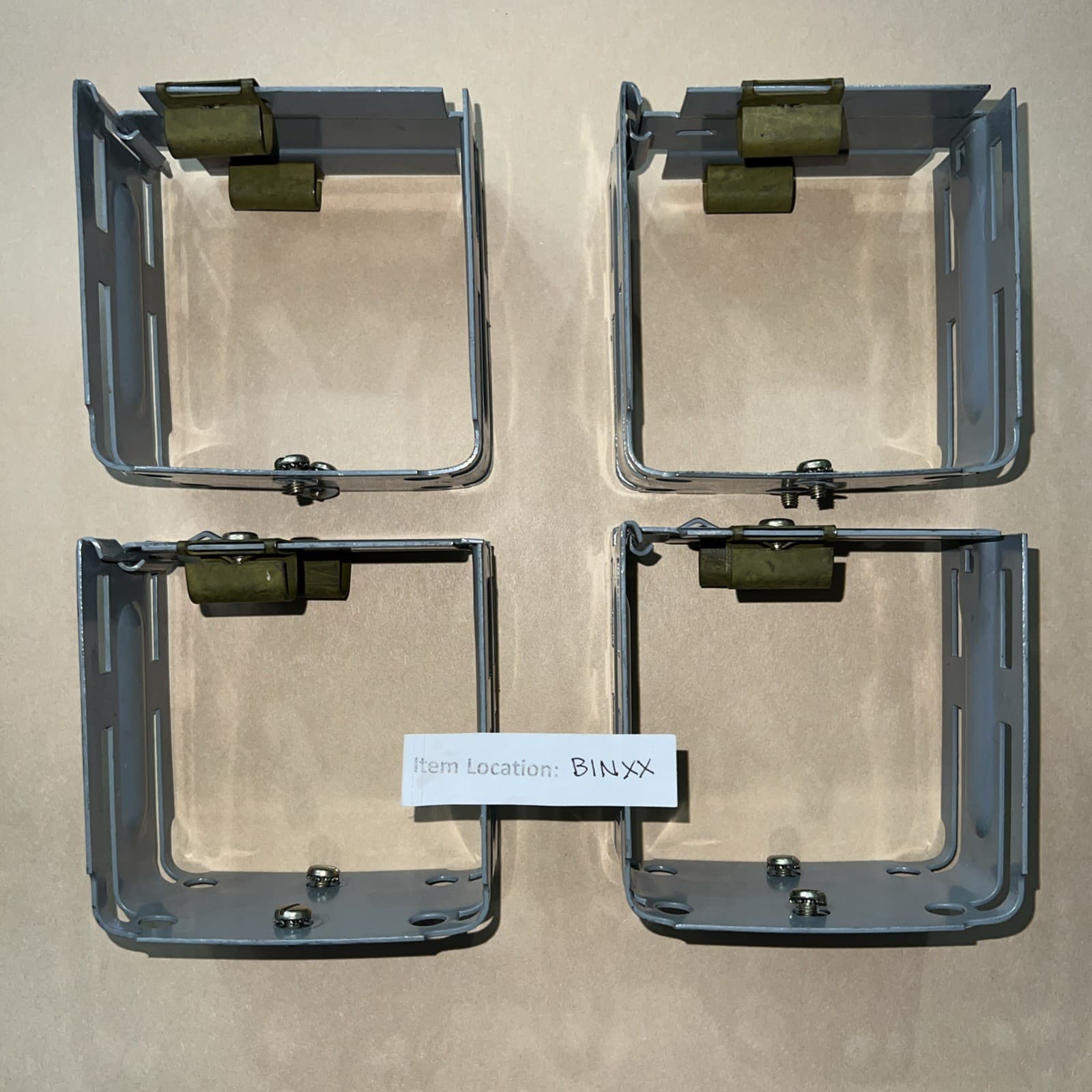 SQUARE D LAY IN DUCT WIREWAY COVER CONNECTOR 4" X 4" LOT OF 4