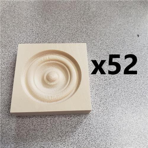 = Evertrue Casing Blocks Bullseye Natural EV642CWHW 52-CT 0107553