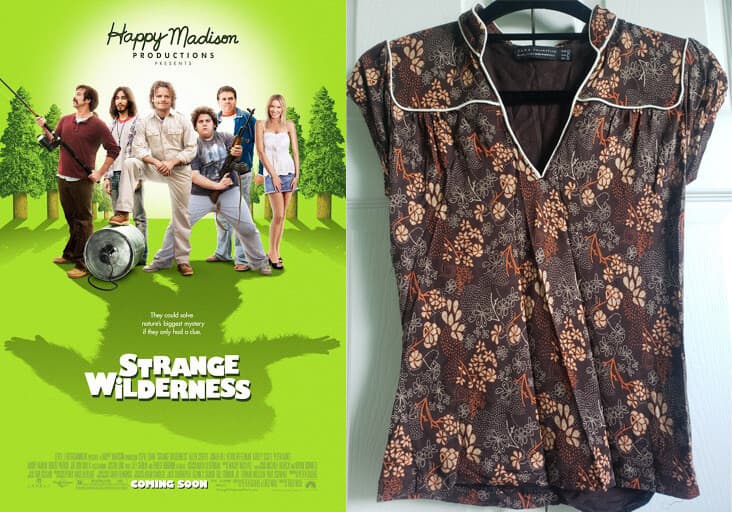 Strange Wilderness - Ashley Scott Wardrobe Top screen worn with COA