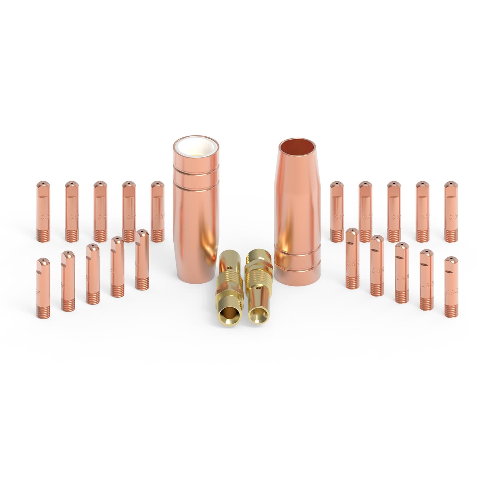 TOOLIOM .035" MIG Tip Kit for TL-200M Welder - Nozzle/Diffuser Accessories