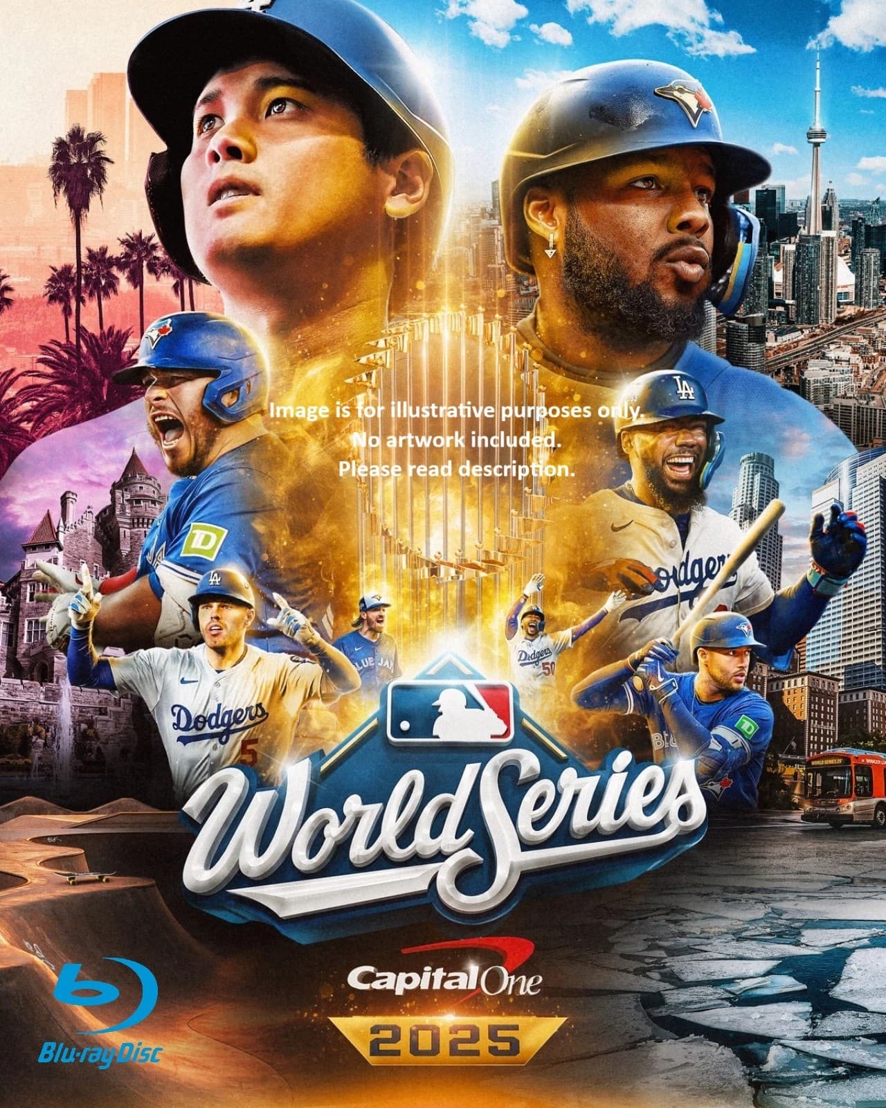 2025 World Series on Blu-Ray Dodgers vs Blue Jays Full Series - Read Description
