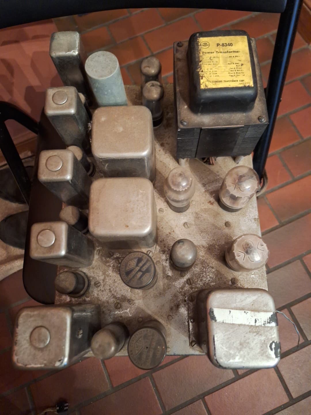 Scott 800b amplifier tube amp Radio Chrome See Video