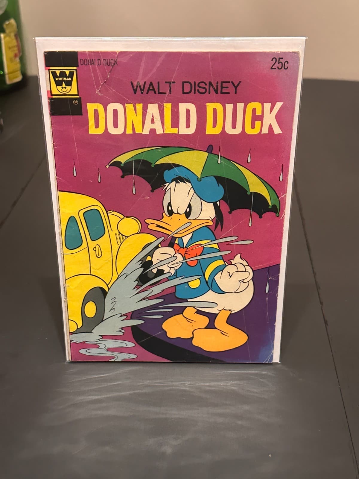 DONALD DUCK #157 Standing in the Rain! Disney (Whitman Comic)