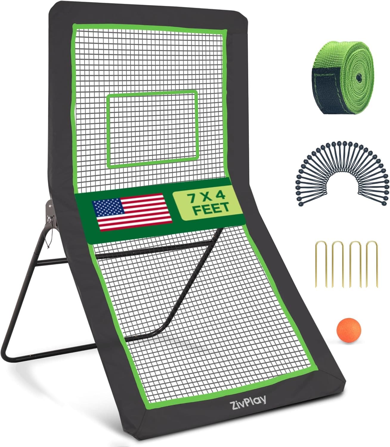 Lacrosse Rebounder for Backyard Lacrosse Bounce Back Net Volleyball Rebounder Ne