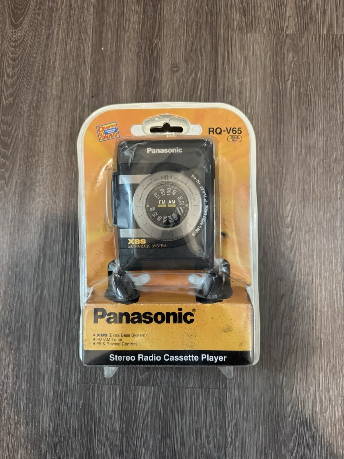 NEW NOS Panasonic XBS RQ - V65 Cassette Player AM/FM Tuner Radio - READ