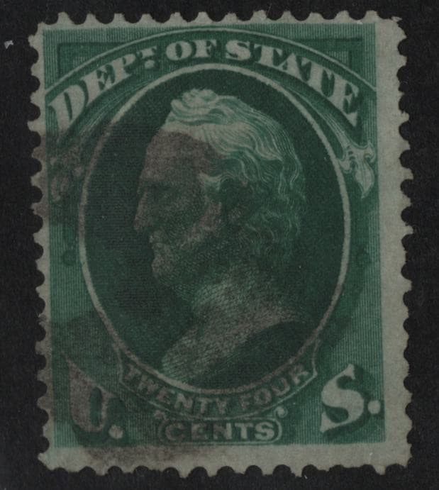 US STAMP SCOTT#o65 DEPT.OF STATE OFFICIAL CAT. VAL.$230